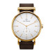Ryolit 36 White Deluxe Gold - DK Brown Leather
