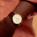 Ryolit 36 White Deluxe Gold - DK Brown Leather