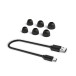 In-ear hörlurar ZERO-TX Black