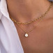 Mini Carlotta Halsband Gold Crystal