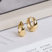 Örhänge Bold Hoops Medium Gold