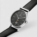 Klocka Ryolit 36 Limed Spruce Black Leather