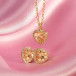 Örhänge Delphine Stud Light Champagne