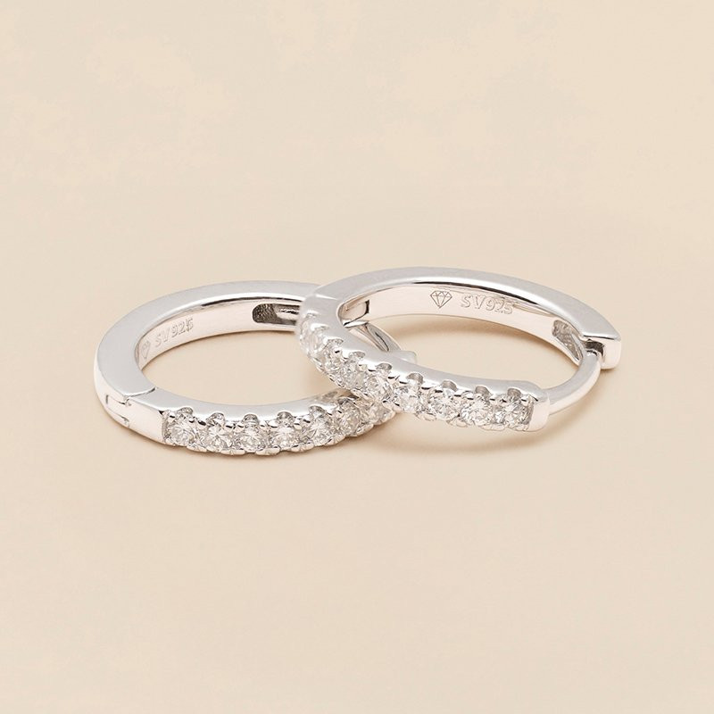 Örhänge Alliance Diamond Hoops