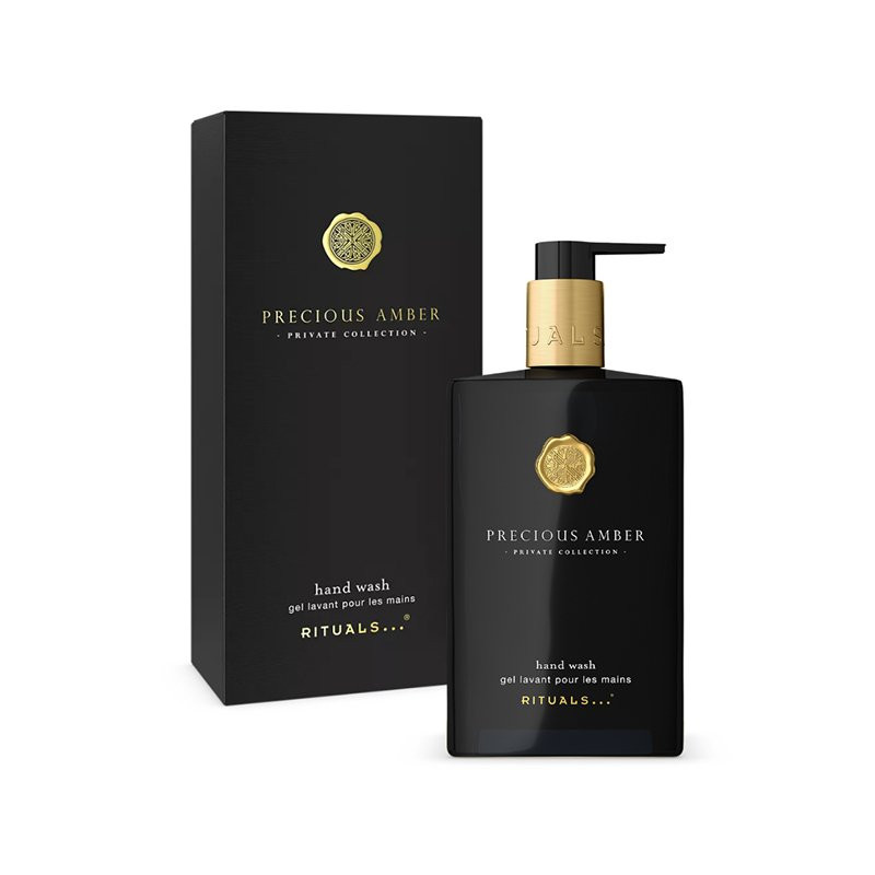 Handtvål, glasflaska 300ml, Precious Amber
